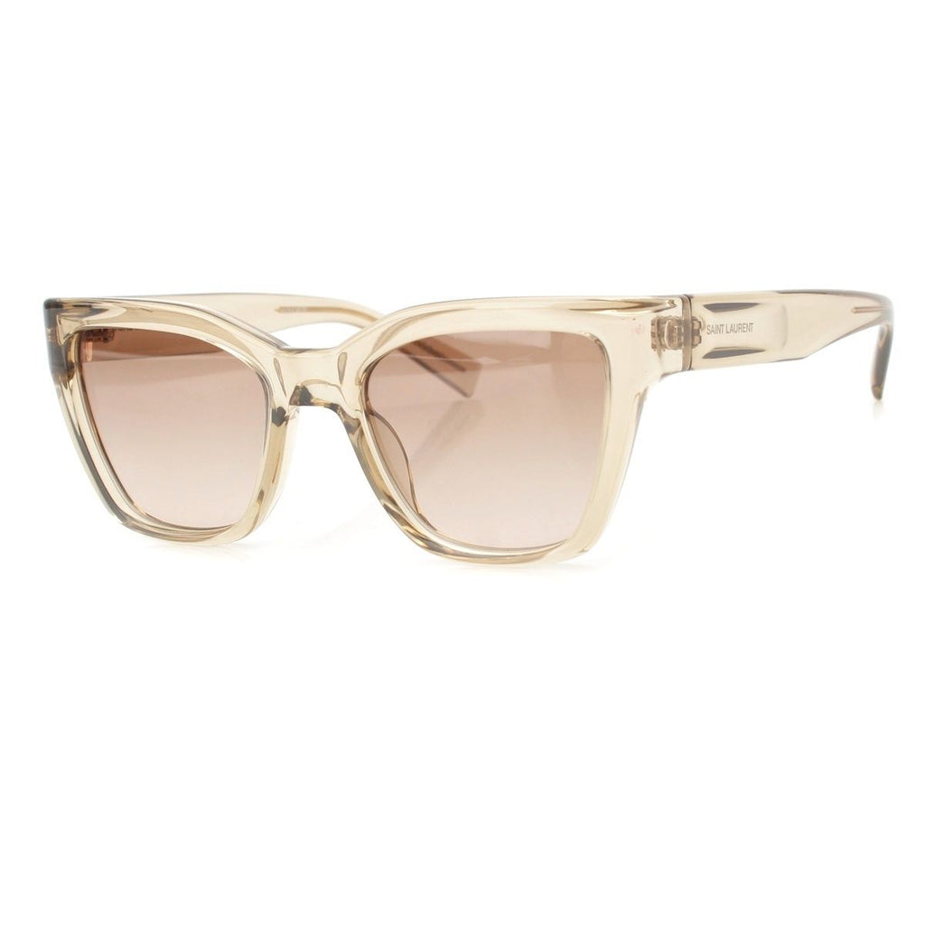 Saint Laurent Acetate Sunglasses 005 Beige Eyewear