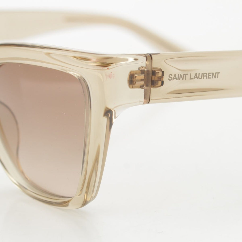 Saint Laurent Acetate Sunglasses 005 Beige Eyewear