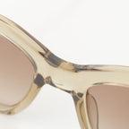 Saint Laurent Acetate Sunglasses 005 Beige Eyewear