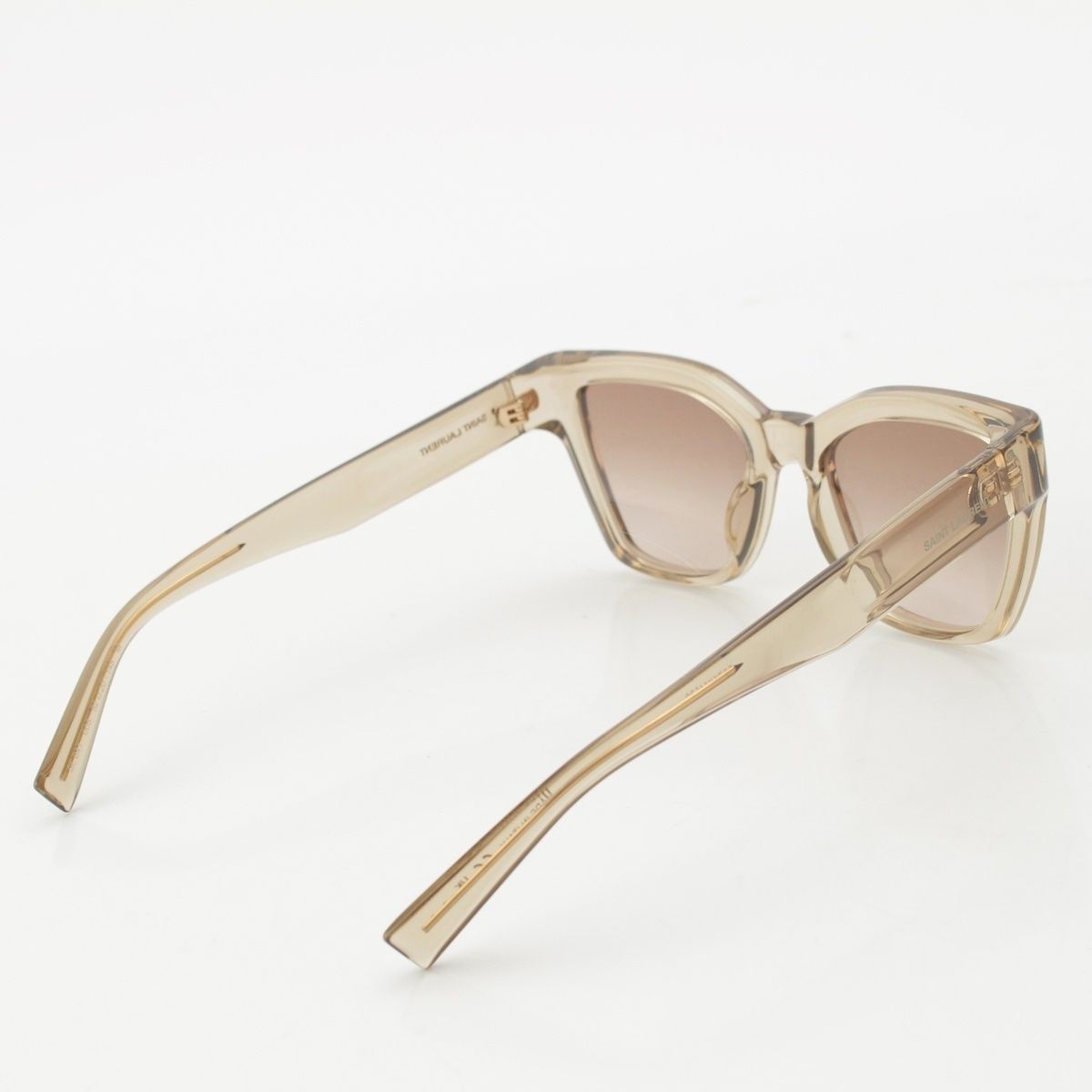 Saint Laurent Acetate Sunglasses 005 Beige Eyewear