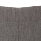 Hermes Vintage Side Zip Wool Spandex Double Pants Trousers Gray 40 — view 7