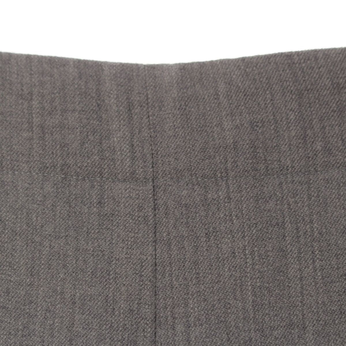 Hermes Vintage Side Zip Wool Spandex Double Pants Trousers Gray 40 — view 7