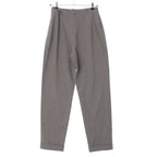 Hermes Vintage Side Zip Wool Spandex Double Pants Trousers Gray 40 — view 2