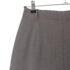 Hermes Vintage Side Zip Wool Spandex Double Pants Trousers Gray 40 — view 6