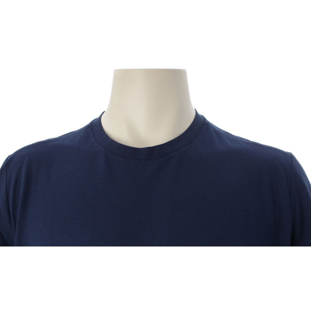 Hermes Cotton Pocket Short Sleeve T-Shirt Top Navy — view 5
