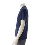 Hermes Cotton Pocket Short Sleeve T-Shirt Top Navy — view 3