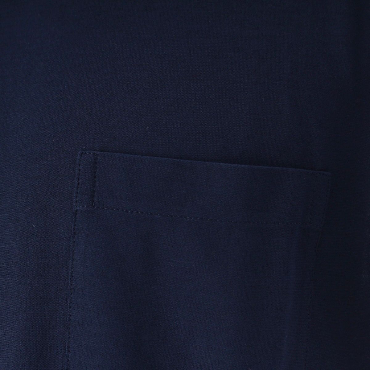 Hermes Cotton Pocket Short Sleeve T-Shirt Top Navy — view 7