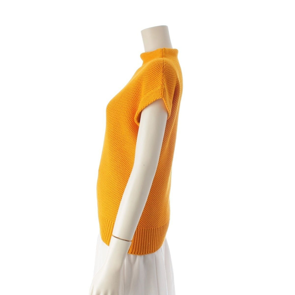 Hermes Cotton Sleeveless Top Orange 38 — view 3