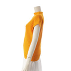 Hermes Cotton Sleeveless Top Orange 38 — view 3