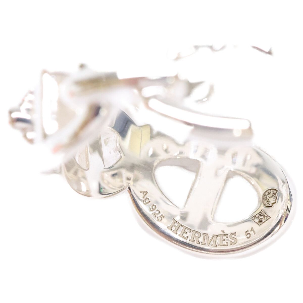 Hermes Polished Chaine D'ancre GM 51 No 11 Ring — view 6