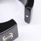 Chanel 09c Resin Hingerd CC Logo Bracelet — view 7