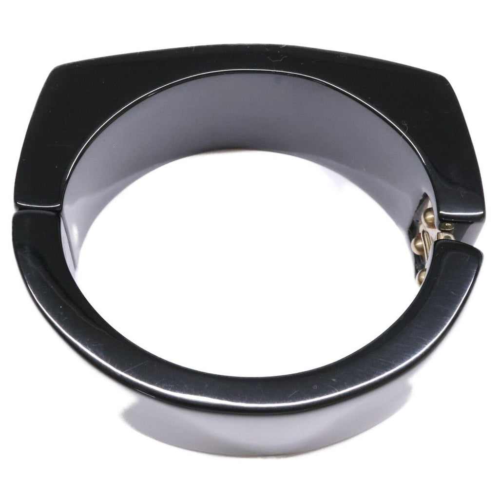 Chanel 09c Resin Hingerd CC Logo Bracelet — view 6