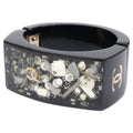 Chanel 09c Resin Hingerd CC Logo Bracelet