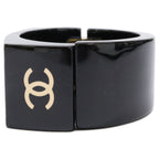 Chanel 09c Resin Hingerd CC Logo Bracelet — view 3
