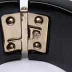 Chanel 09c Resin Hingerd CC Logo Bracelet — view 8