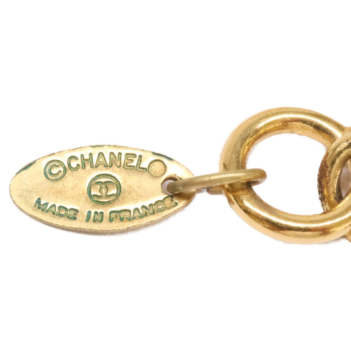 Chanel Vintage CC Logo Chain Choker Necklace — view 8
