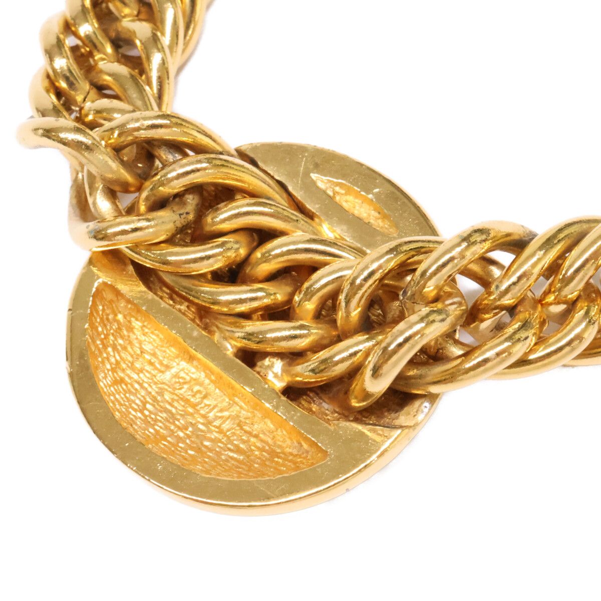 Chanel Vintage CC Logo Chain Choker Necklace — view 5