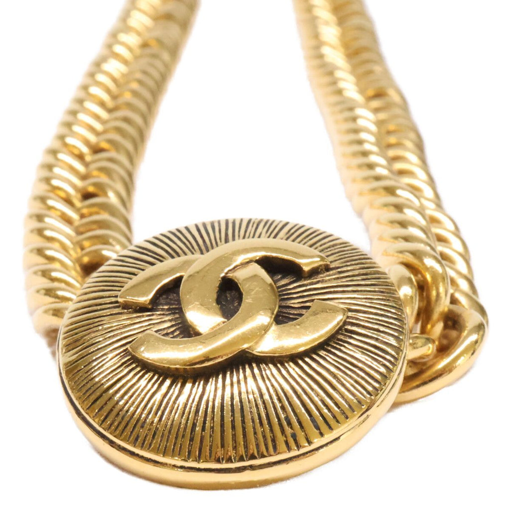 Chanel Vintage CC Logo Chain Choker Necklace — view 4