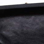 Chanel Vintage Pearl Satin Clutch with Crystal Tassel — view 9