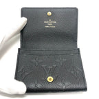 Louis Vuitton Card Case Business Holder Monogram Empreinte Leather Black — view 8