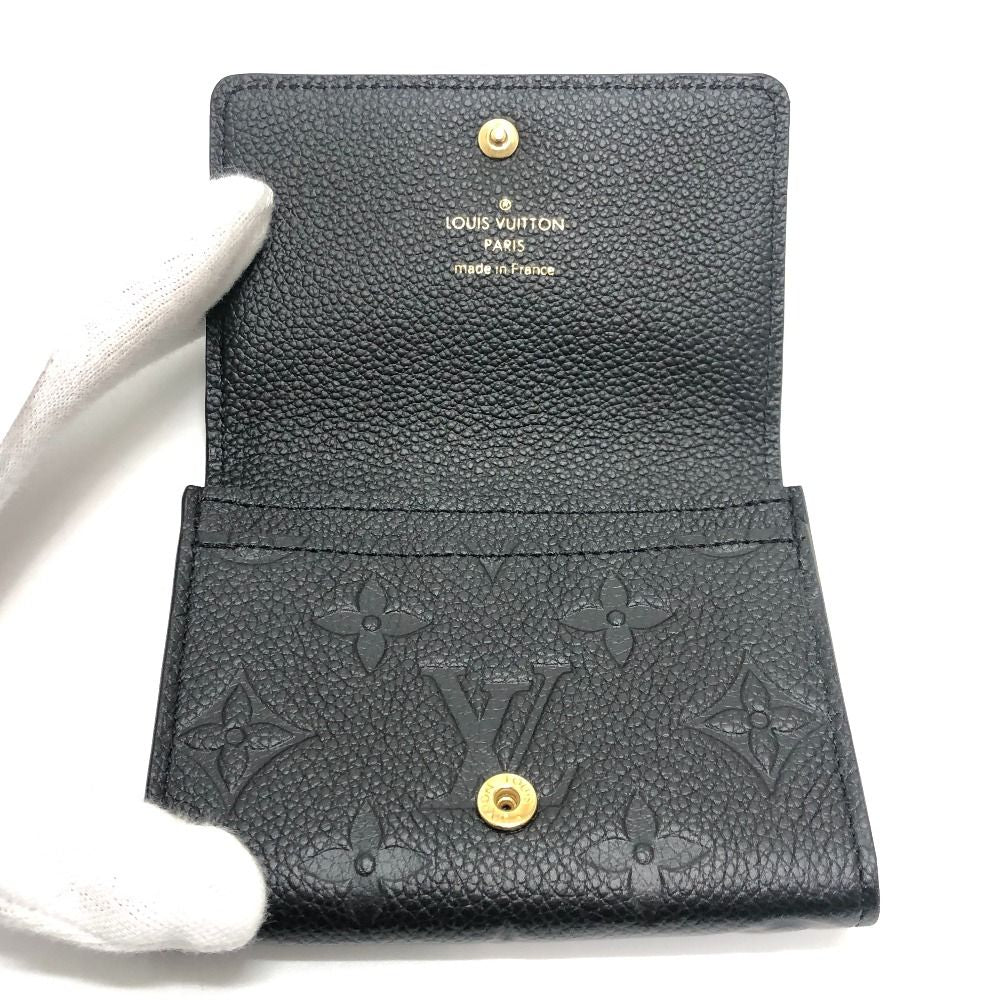 Louis Vuitton Card Case Business Holder Monogram Empreinte Leather Black — view 8