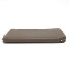 Hermes Wallet Azap Long Silk in Veau Etoupe Brown — view 5