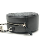 Chanel Shoulder Bag Camellia CC Logo Unknown Leather Gray — view 3
