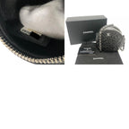Chanel Shoulder Bag Camellia CC Logo Unknown Leather Gray — view 9