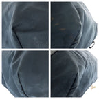 Prada Tessuto Saffiano Navy Nylon Leather Boston — view 3