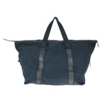 Prada Tessuto Saffiano Navy Nylon Leather Boston — view 2
