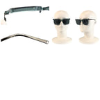 Louis Vuitton LV Rise Square Green Silver Acetate Metal 56 15 Sunglasses Eyewear — view 9