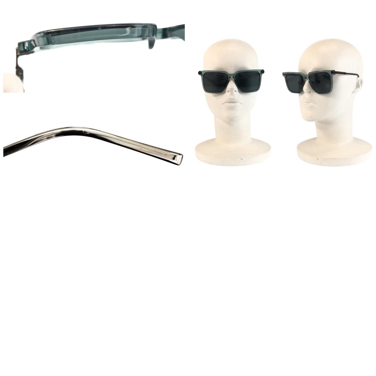 Louis Vuitton LV Rise Square Green Silver Acetate Metal 56 15 Sunglasses Eyewear — view 9