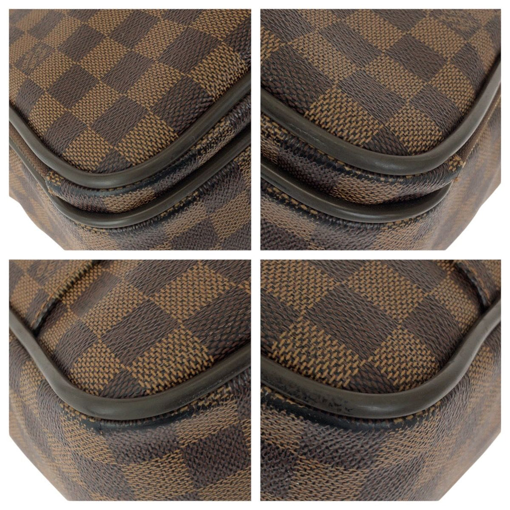 Louis Vuitton Damier Ebene Icare 2-Way Brown Gold Leather Business — view 3
