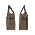 Louis Vuitton Damier Ebene Icare 2-Way Brown Gold Leather Business — view 8