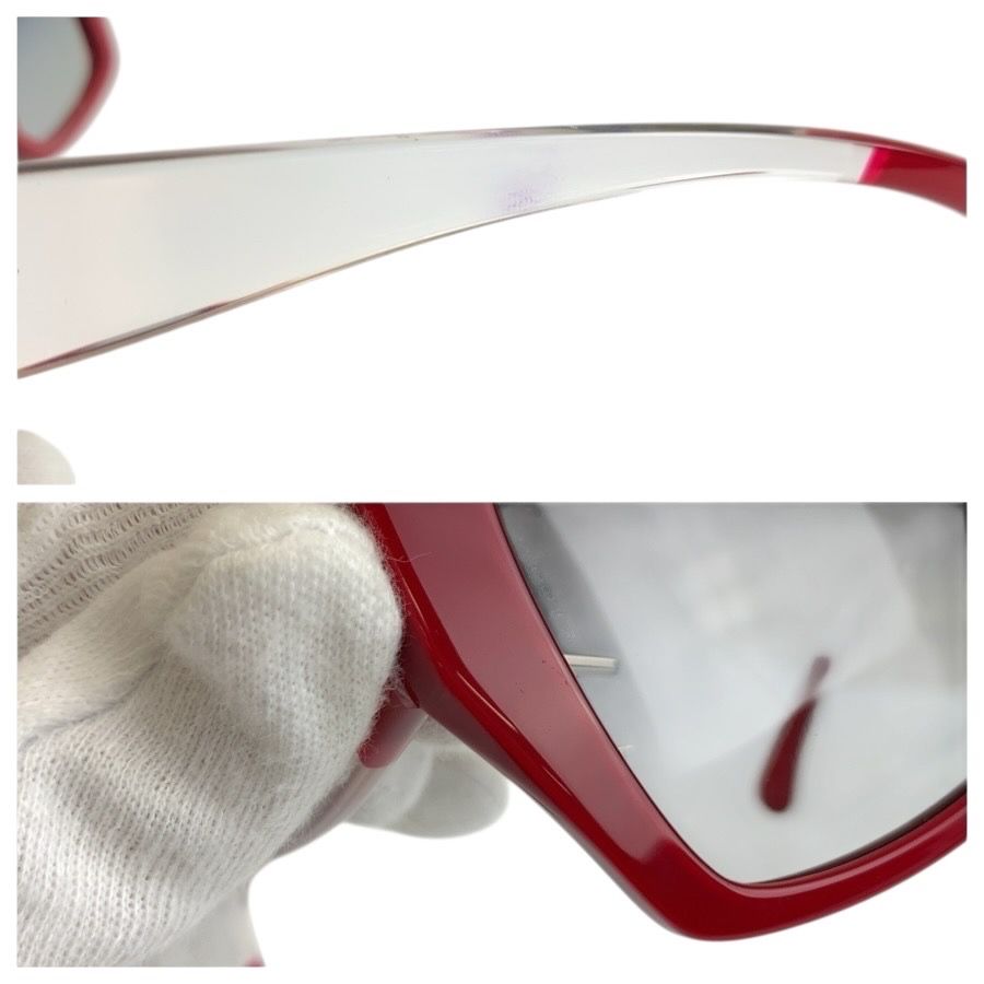 Chanel CC Logo Red Acetate C S6 Sunglasses Eyewear — view 8