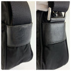 Prada Tessuto Black Nylon Shoulder Bag Pochette — view 5