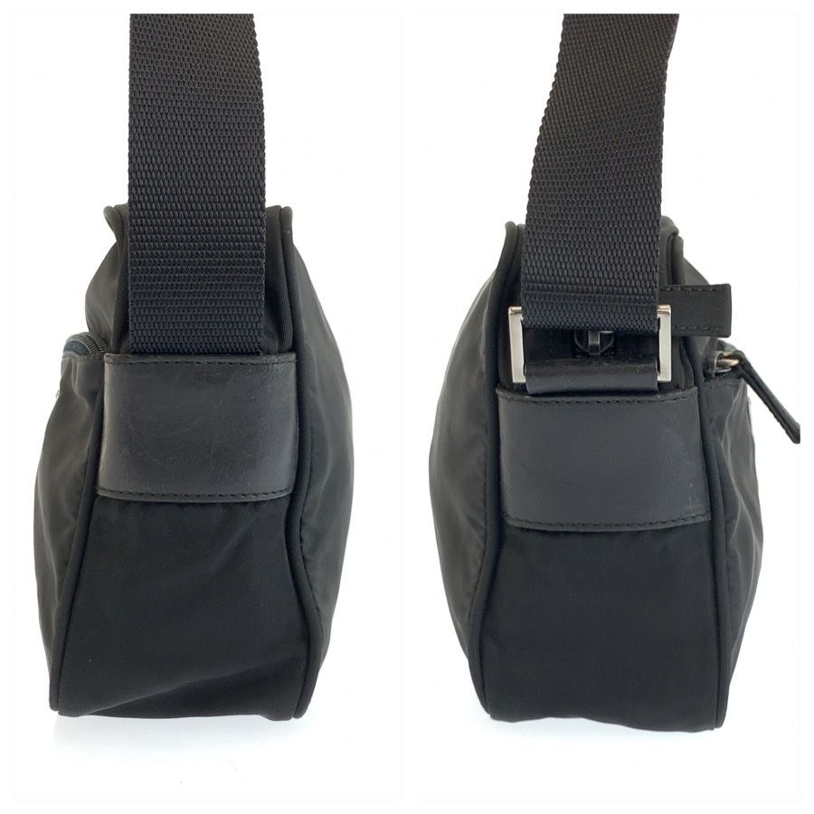 Prada Tessuto Black Nylon Shoulder Bag Pochette — view 7