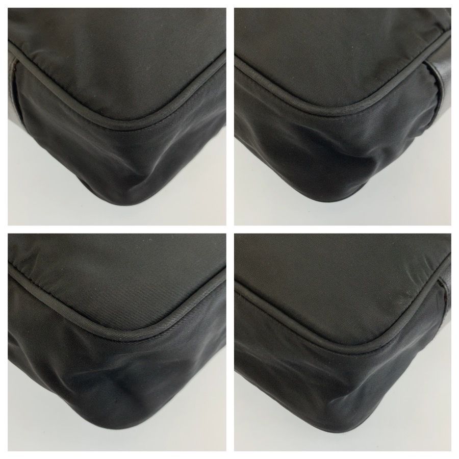 Prada Tessuto Black Nylon Shoulder Bag Pochette — view 4