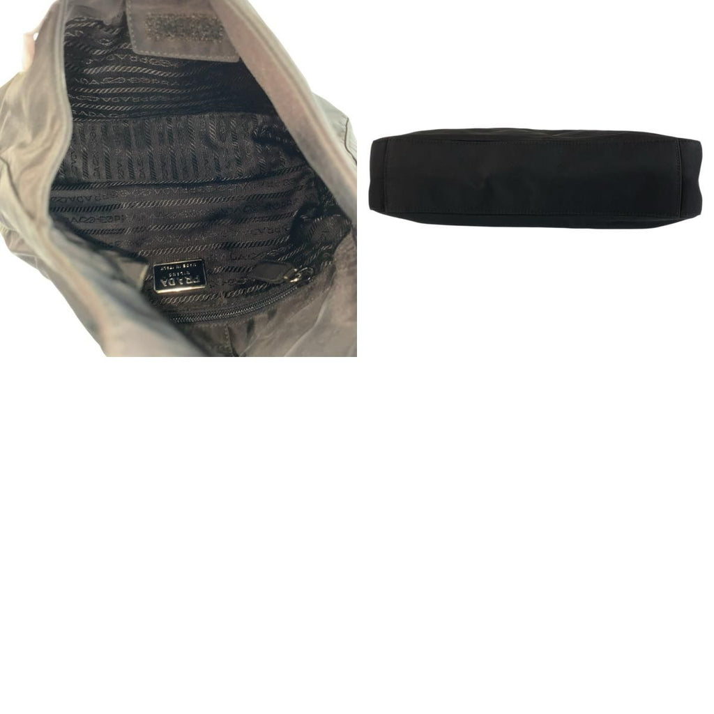 Prada Tessuto Black Nylon Shoulder — view 9