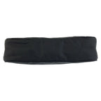 Prada Tessuto Triangular Black Silver Nylon Handbag Pouch — view 8