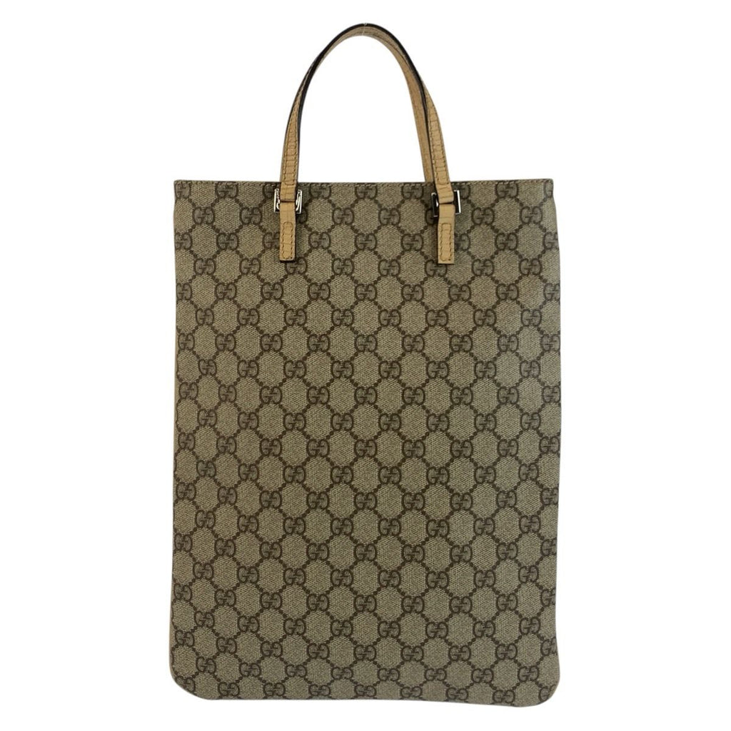 Gucci Beige GG Supreme Canvas Tote — view 2