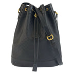 Prada Vintage Micro GG Black Supreme Canvas 001 115 Shoulder