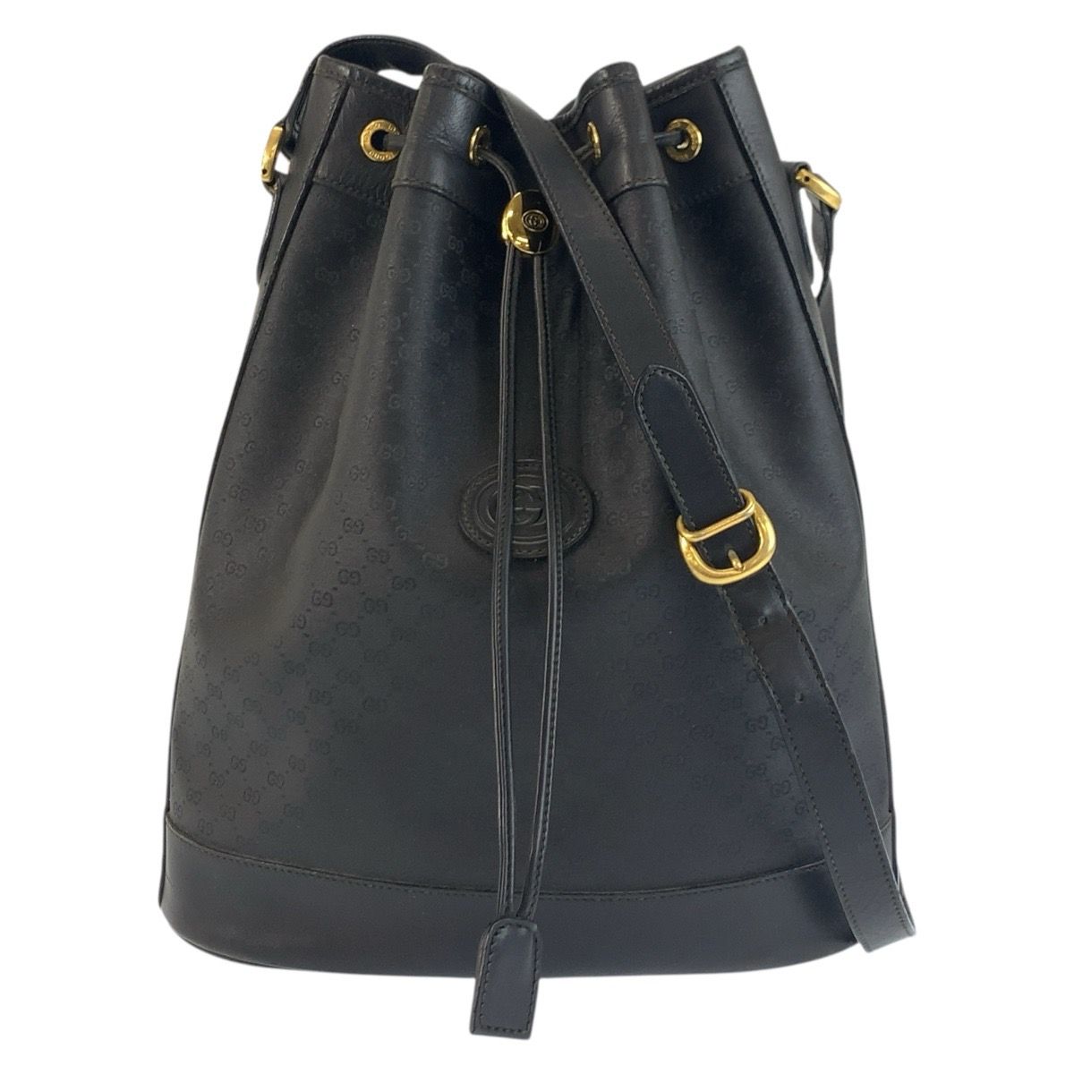 Prada Vintage Micro GG Black Supreme Canvas 001 115 Shoulder