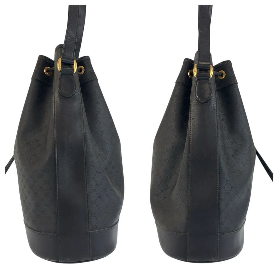 Prada Vintage Micro GG Black Supreme Canvas 001 115 Shoulder — view 8