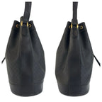 Prada Vintage Micro GG Black Supreme Canvas 001 115 Shoulder — view 8
