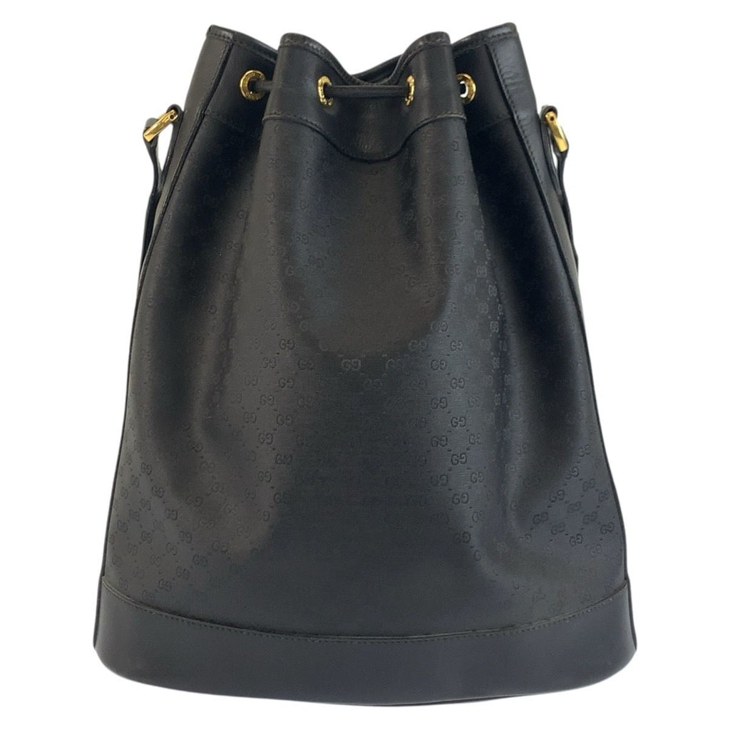 Prada Vintage Micro GG Black Supreme Canvas 001 115 Shoulder — view 2