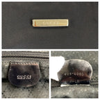 Gucci Black Silver Nylon 019 Tote Shoulder Bag 2-Way — view 3