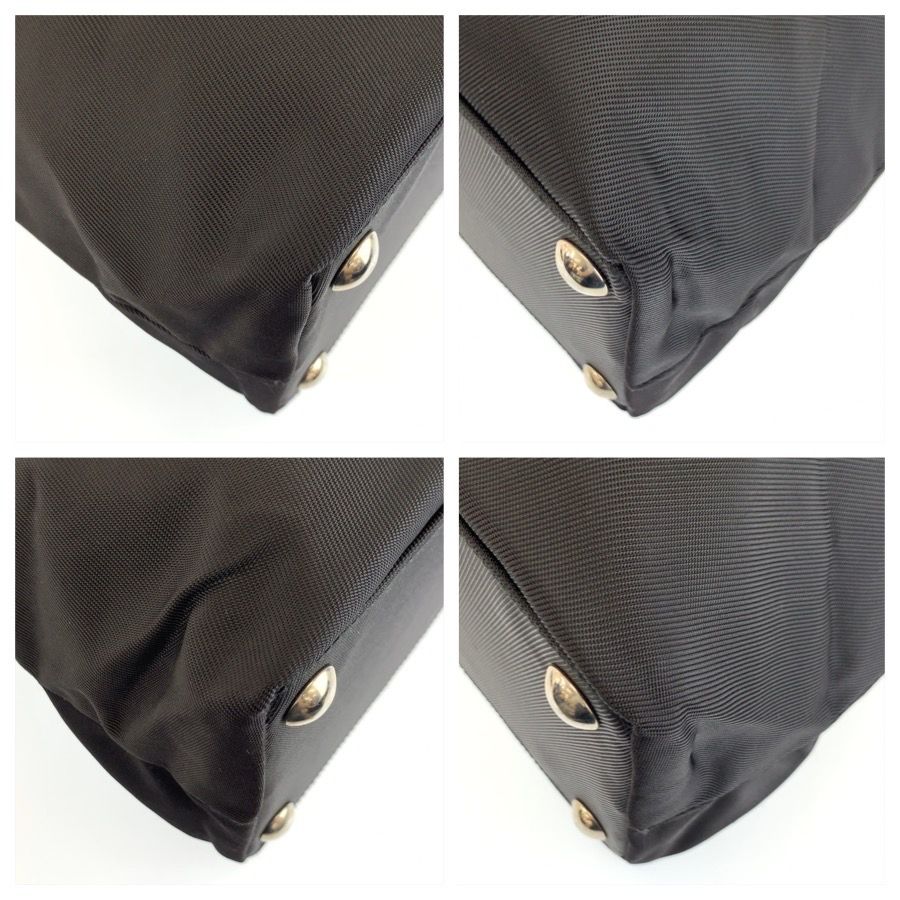 Gucci Black Silver Nylon 019 Tote Shoulder Bag 2-Way — view 4