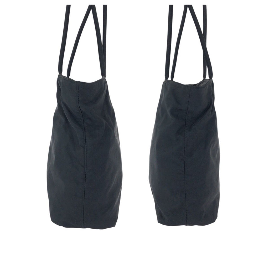 Prada Tessuto Black Silver Nylon Shoulder — view 8