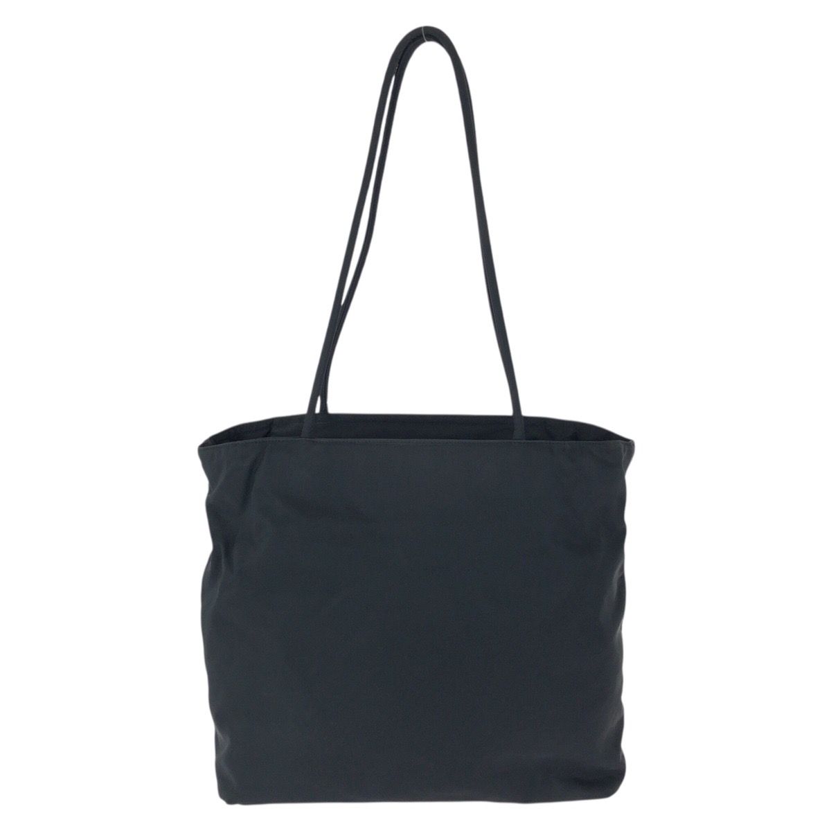 Prada Tessuto Black Silver Nylon Shoulder — view 2